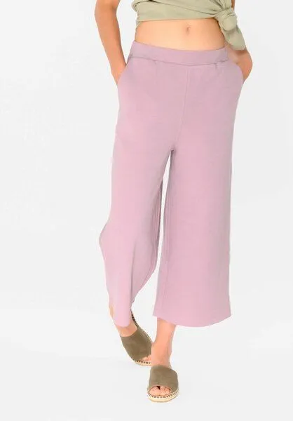 THOKKTHOKK ThokkThokk Damen Culotte aus Biobaumwolle, Dark mauve (lila), – Produktbild 1 von 5