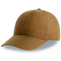 Atlantis Headwear Atlantis Headwear Atlantis Recy Six Cap Klassische, strukturierte Baseballkappe, Geschwungener Schirm, Hochwertiger Klettverschluss, Khaki, – Produktbild 1 von 1