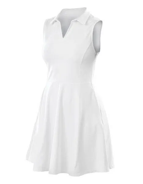 Result Genuine Recycled Result Genuine Recycled Recyceltes Fitnesskleid für Damen, Weiss, – Produktbild 2 von 3