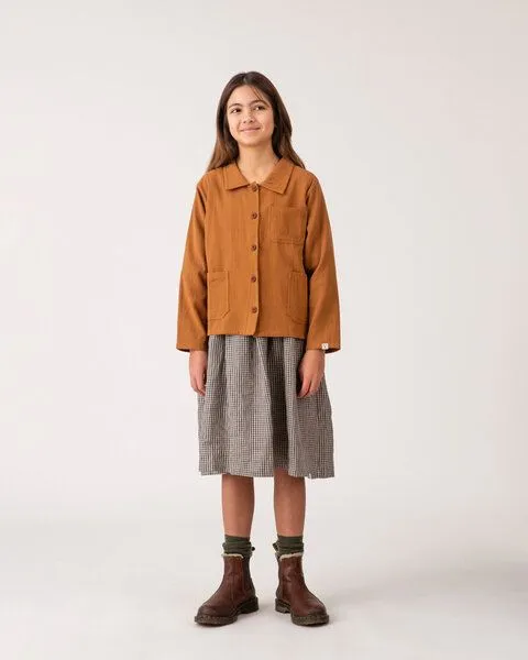 MATONA Matona Hemd für Kinder aus Canvas Bio-Baumwolle / Boxy Jacket, Biscuit, – Produktbild 2 von 4