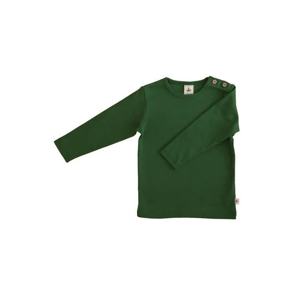 Leela Cotton Leela Cotton Langarmshirt, Moosgrün, – Produktbild 1 von 1