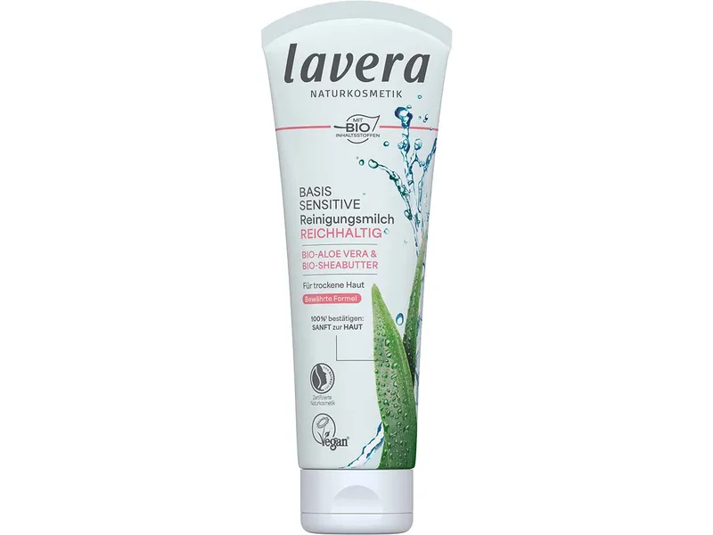 lavera Reinigungsmilch basis sensitiv – Produktbild 1 von 2