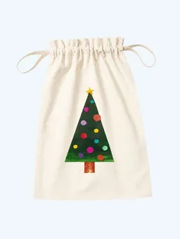 MelaDi MelaDi Geschenkbeutel aus Biobaumwolle - Größe L Weihnachtbaum – Produktbild 1 von 1