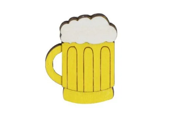 BeWooden BeWooden Holzbrosche Beer Brooch – Produktbild 1 von 4
