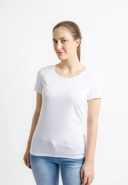 TORLAND Torland Tailliertes Damen T-Shirt Expresser, Weiß (white), – Produktbild 1 von 4