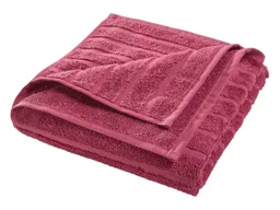 HANS NATUR Handtuch Bio-Baumwolle Frottee Streifen fliederbeere Maße 50 x 100 cm – Produktbild 1 von 1