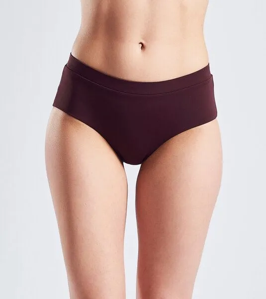 MYMARINI MYMARINI Wendbare Shorts mit Shape-Effect aus ECONYL, Chocolate-berry, – Produktbild 2 von 4