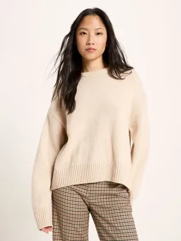 LANIUS LANIUS Oversized Rundhalspullover aus Schurwolle und Kaschmir – Produktbild 1 von 1