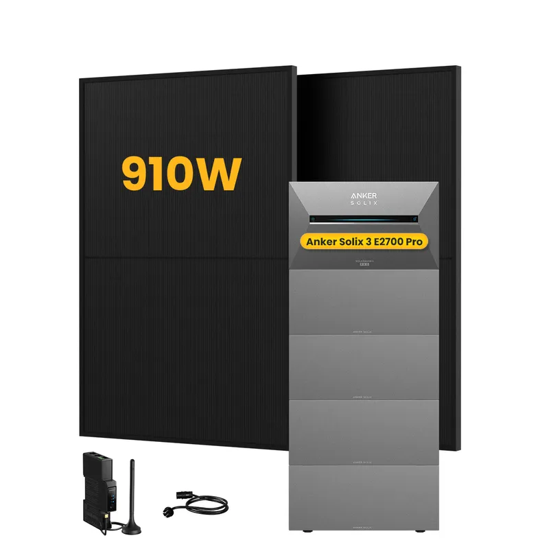 Anker Anker SOLIX Solarbank 3 E2700 Pro, mit 2 x 455W Bifaziale Solarmodule, by Powerness - 13.5kWh / 1 x Smart Meter / Selbstabholung – Produktbild 1 von 1