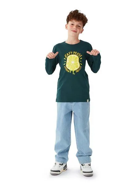 Band of Rascals Band of Rascals Lemon Longsleeve, Racing-green, – Produktbild 7 von 7
