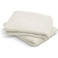 jilda tex Ocean Safe by Jilda-tex Badetuch / Strandtuch 100% Bio-Baumwolle uni 80x180 cm, Offwhite, – Produktbild 1 von 1