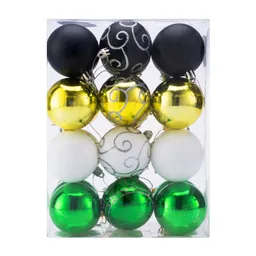 Casaria® Weihnachtskugeln Bunt 24 tlg in matt glänzend & glitzernd – Produktbild 1 von 1