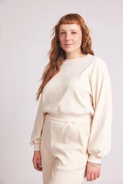 Baìge the Label Baìge the Label Sweatshirt Baila, Natur, – Produktbild 1 von 3