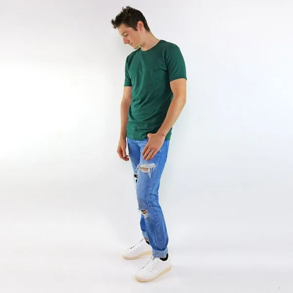 Gary Mash GARY MASH Basic Shirt Grün aus Biobaumwolle, Grün, – Produktbild 3 von 4