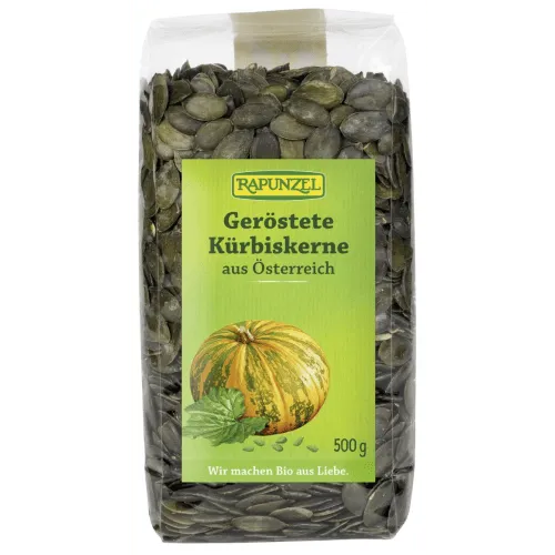 RAPUNZEL RAPUNZEL Bio-Kürbiskerne, geröstet, 500 g – Produktbild 2 von 5