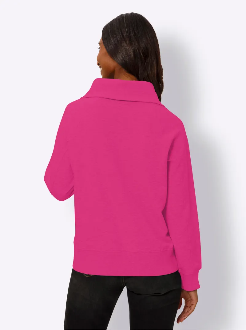heine Sweatshirt fuchsia, Fuchsia, – Produktbild 2 von 2