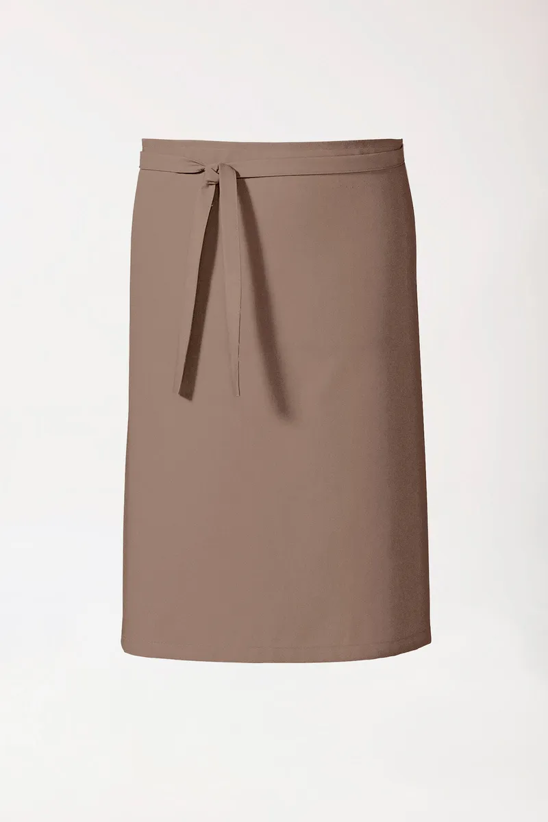 BERUFSBEKLEIDUNG Gastro Vorbinder Unisex - Einheitsgröße, taupe - Berufsbekleidung.de, Taupe, – Produktbild 1 von 1