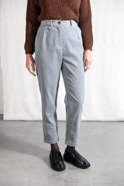 Jyoti - Fair Works Jyoti - Fair Works Bio-Baumwollcord Hose Suhrut, Nebel, – Produktbild 2 von 4