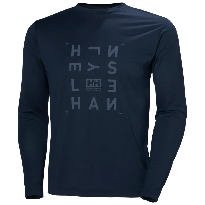 Helly Hansen Langarmtrikot Helly Hansen Skog Graphic, Bleu, – Produktbild 1 von 1