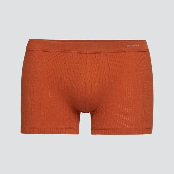 comazo|earth comazo|earth Fairtrade Trunks Single Jersey mit Nadelzug | GOTS zertifiziert, Zimt, – Produktbild 4 von 4