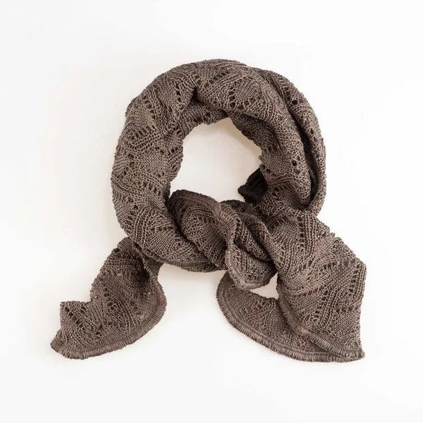 Invero Invero kleiner Merino Schal Daisy, Erde, – Produktbild 1 von 2