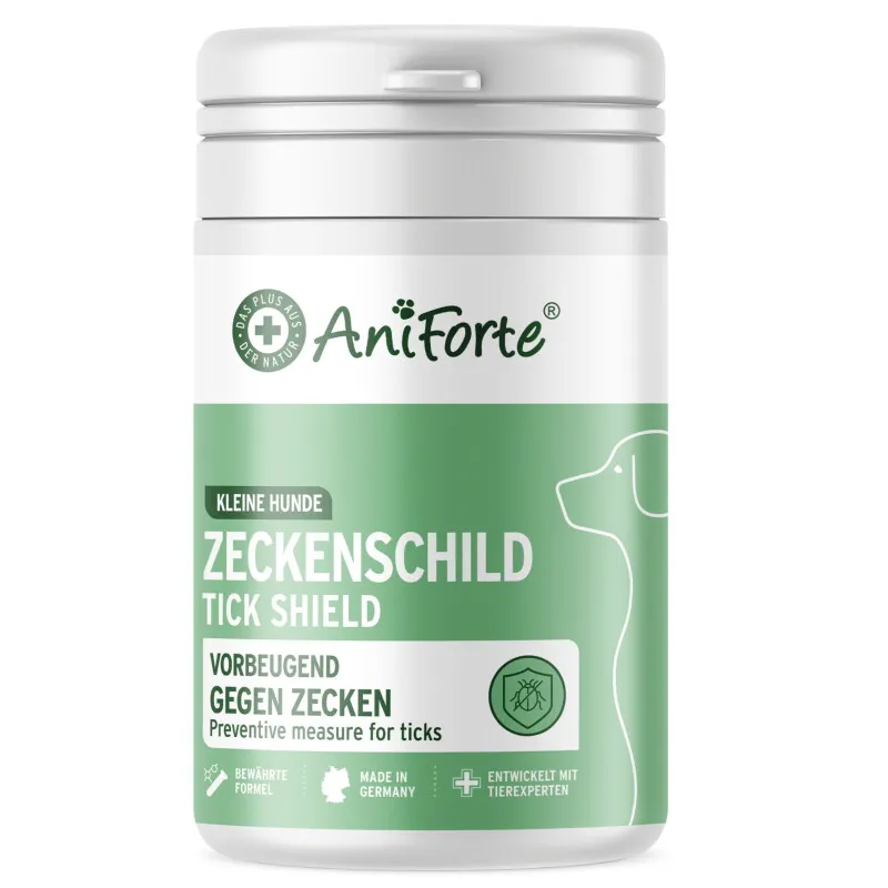 AniForte AniForte Zecken Schild (bis 10kg) für kleine Hunde 60 Kapseln – Produktbild 1 von 2