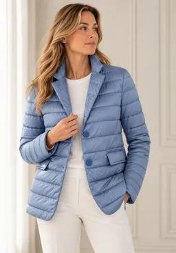 Milestone Milestone Steppjacke MSLilo eleganter quer gesteppter Long-Blazer – Produktbild 1 von 1