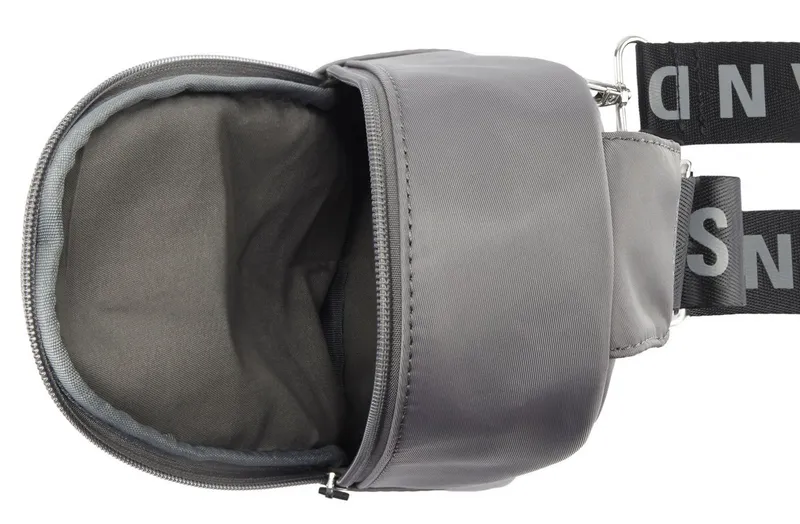 Elbsand Elbsand Umhängetasche kleiner Rucksack, Crossbody Bag, Handtasche, Schultertasche, Mini Bag VEGAN, Grau, – Produktbild 3 von 4