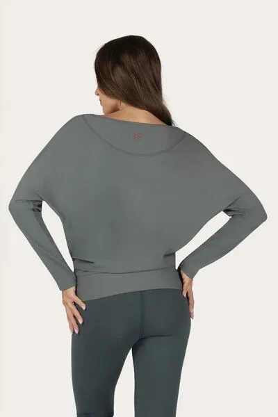 Urban Goddess Urban Goddess Budhi Yoga Langarm Shirt, Jade (grün), – Produktbild 1 von 5