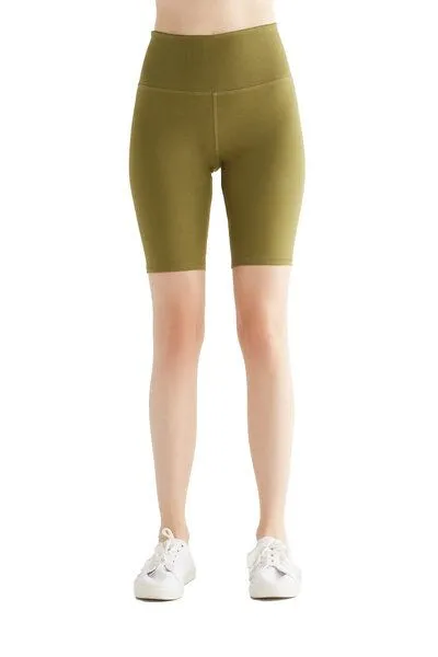 True North True North Damen Fit Shorts aus Bio-Baumwolle T1331, Olive-grün, – Produktbild 2 von 4
