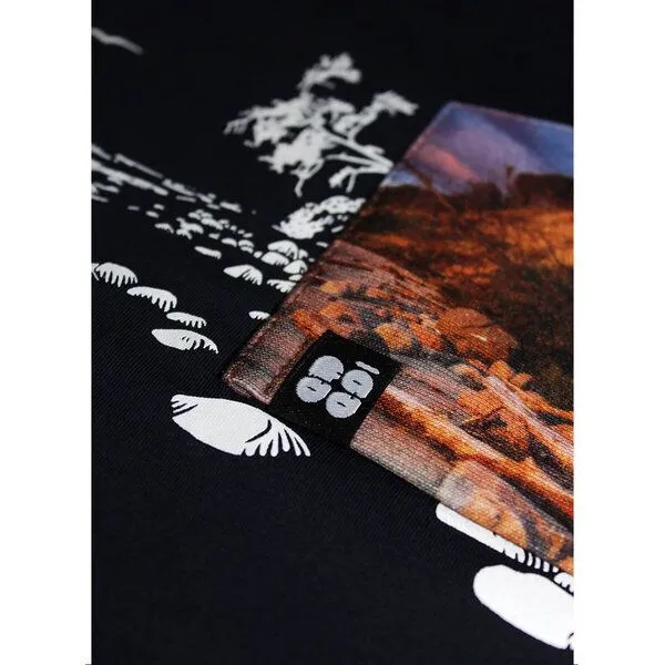 FÄDD FÄDD Damen T-Shirt Rundhals aus Bio-Baumwolle "Ostsee BT" Navy Schwarz, Schwarz, – Produktbild 3 von 3