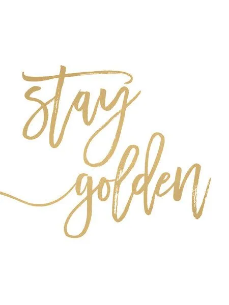 Photocircle Photocircle Poster / Leinwandbild - Stay Golden – Produktbild 1 von 4