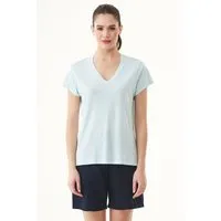 ORGANICATION ORGANICATION T-Shirt aus TENCEL Modal und Bio-Baumwolle, Blau(pale blue), – Produktbild 1 von 1