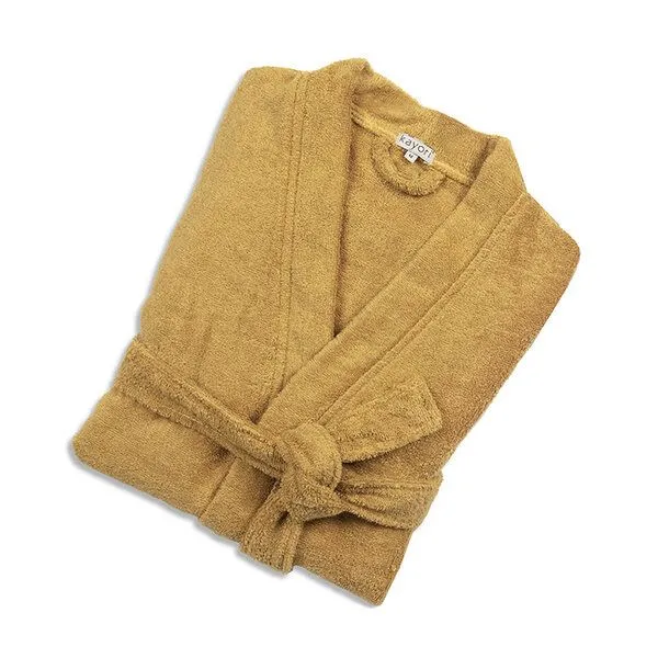 Kayori Kayori Sento - Bademantel - 35% Tencel / 65% Bio-Baumwolle, Gold, – Produktbild 2 von 2