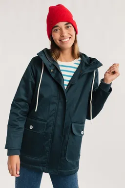 TWOTHIRDS TWOTHIRDS Damen vegan Jacke Sandymount Canvas Navy – Produktbild 1 von 1