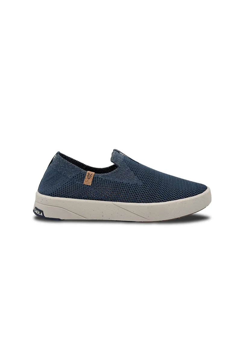 SAOLA SAOLA Damen vegan Sneaker Damen Bali Navy Gold, Extra dunkelblau, – Produktbild 1 von 2