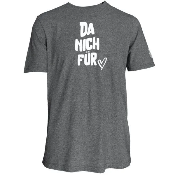 Spirit of Hamburg Spirit of Hamburg Biobaumwoll T-Shirt mit Spruch „Da nich für“, Anthrazit, – Produktbild 1 von 2