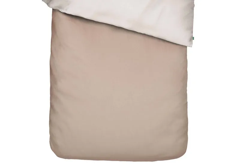Essenza Bettwäsche Two In One Ginger, Baumwolle, 2 teilig, Wendebettwäsche, Unifarben, Braun, – Produktbild 3 von 5