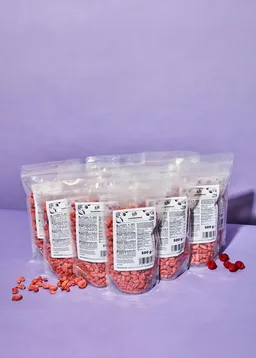 KoRo Cashewkerne mit Himbeerpulver 12 x 500 g – Produktbild 1 von 1