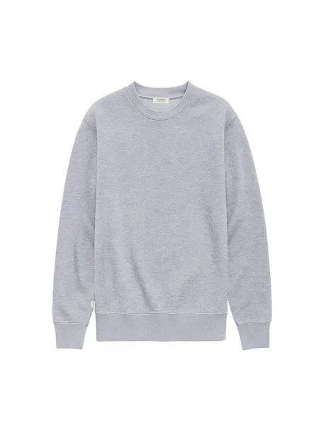 FUXBAU FUXBAU Männer Basic Sweater - graumeliert, Graumeliert, – Produktbild 3 von 4