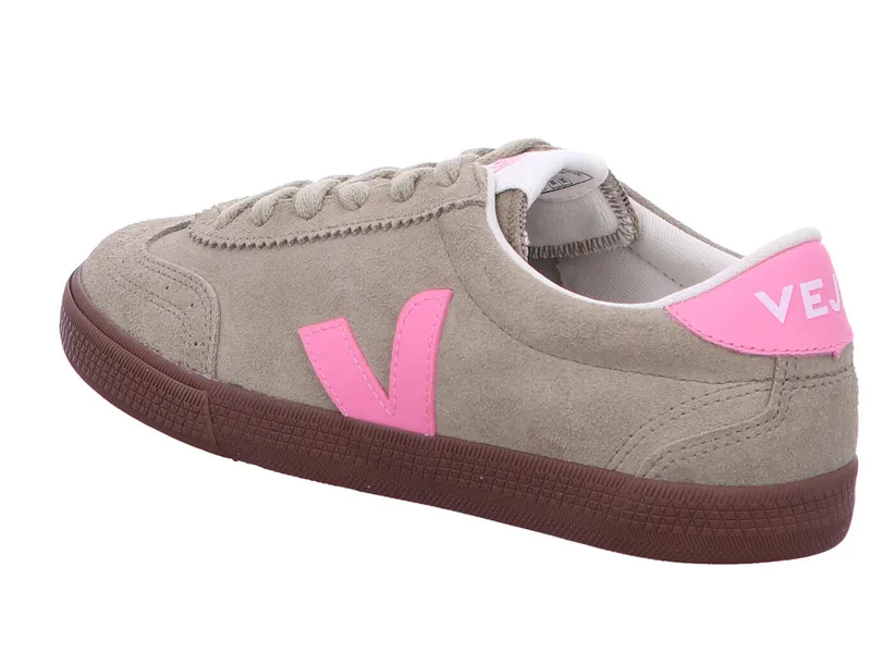 Veja Veja Damen-Sneaker Volley Suede Taupe Malibu Bark – Produktbild 8 von 8