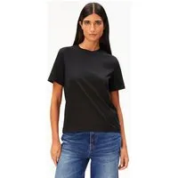 ARMEDANGELS ARMEDANGELS LUALAA Damen T-Shirt aus Bio-Baumwolle, Black, – Produktbild 1 von 2