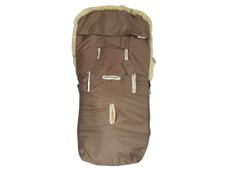 Kaiser Naturfellprodukte Kaiser Naturfellprodukte Fußsack Kinderwagen Lammfell "Coosy" ca. 85 x 45 cm, Natur, – Produktbild 2 von 2