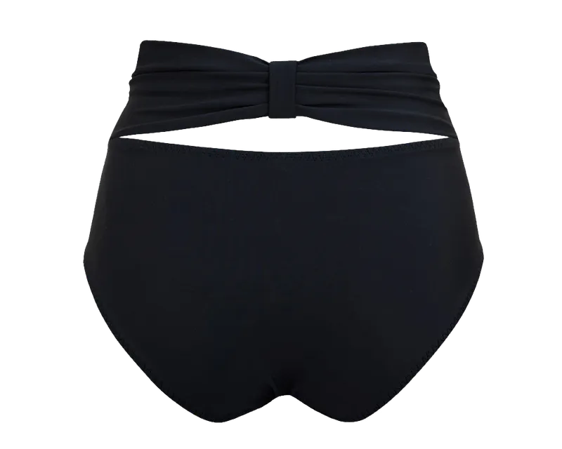 Anekdot Anekdot Damen vegan Bikini Bottom Schleife, Schwarz, – Produktbild 1 von 2