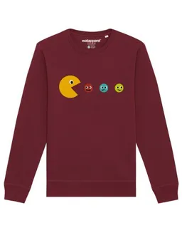 watapparel watapparel Sweatshirt Unisex Pacmännchen – Produktbild 1 von 1