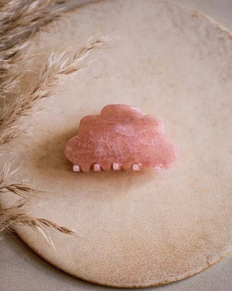 lille mus lille mus Haarklammer 'Wolke', Rosa, – Produktbild 3 von 4