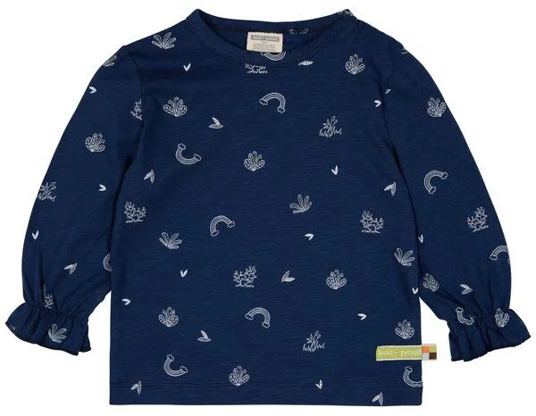 loud + proud loud + proud Babys & Kinder Shirt Slub Jersey mit Druck, GOTS-zertifiziert, Ultramarin(blau), – Produktbild 1 von 2