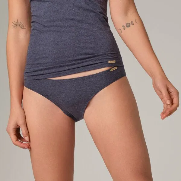comazo|earth comazo|earth Jazz-Pants GOTS, Marine-melange, – Produktbild 2 von 5