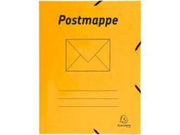 Exacompta Exacompta Postmappe aus Recyclingkarton, mit 3 Klappen und Gummizug – Produktbild 1 von 1