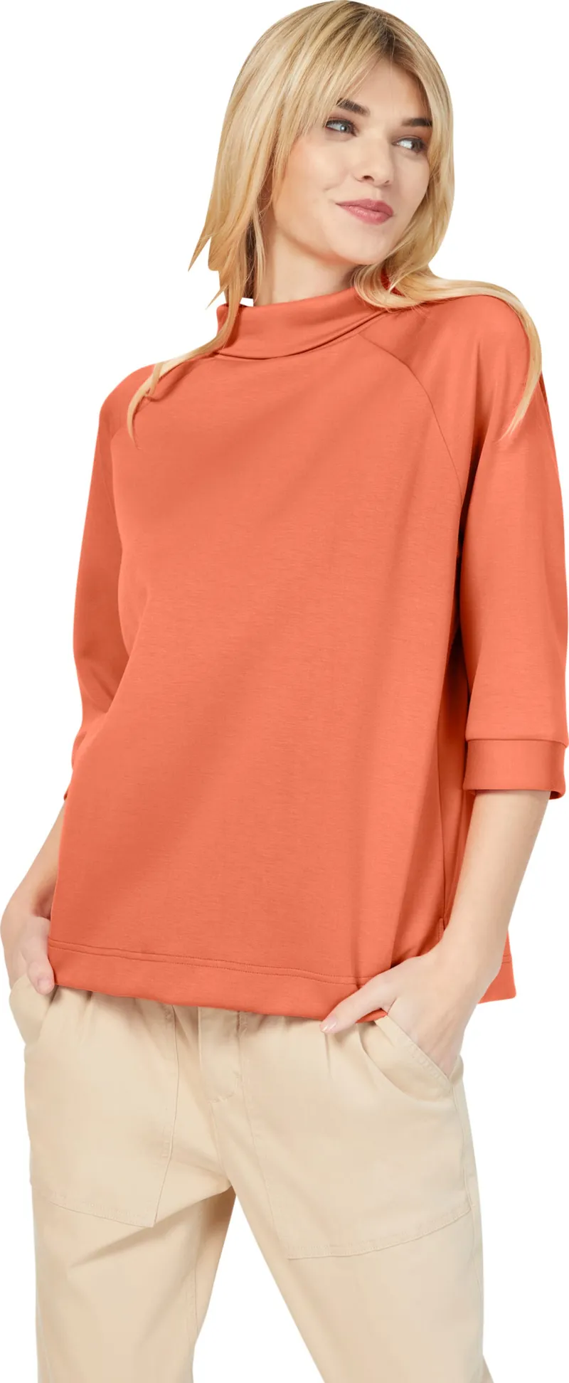 heine Sweatshirt papaya, Papaya, – Produktbild 2 von 2